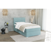 Boxspring postelja Bunny - 90x200 cm - tkanine Cloud
