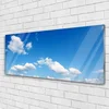 tulup.si Slika na akrilnem steklu Sky oblaki landscape 125x50 cm 2 obešalnika