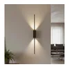 LED zidna svetiljka AISHA LED/12W/230V 4000K 80 cm crna