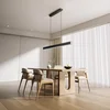 NVC LED Linearna lampa, Viseća, Crna