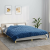 Vidaxl Obtežena odeja modra 200x230 cm 13 kg blago