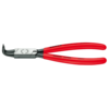 KNIPEX Klešta za unutrašnje sigurnosne prstenove kriva 130mm 44 21 J11 crvena