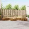 Set vanjskih sofa s jastukom 7 Komad Prirodna i bež