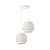 Luster na sajli BOHO 2xE27/60W/230V bela