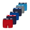 PUMA Boxers Youth (6-Pack), Clothing, Red/Blue, 12