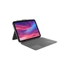 LOGITECH Combo Touch Detachable backlit keyboard case with trackpad and Smart Connector for iPad (10th gen) - Oxford Grey - UK