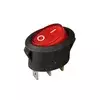 Proelektronic Elipsa crveni prekidač 25x16mm, 2pola/3pina ( PRE-KCD1-3 )