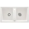 Deante ZQZ A203 Granitna sudopera Zorba 78/WH/2, Bela