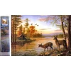 Norimpex Diamantna slika Jelen ob jezeru 30x40cm