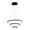 LED luster na sajli LED/42W/230V 3000K crna