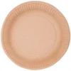 shumee Okrogli kraft papirnati krožniki 18 cm 50 kosov.