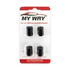 My Way Kapice ventila, 4 komada, Crne