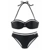 LASCANA Bikini, črna