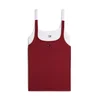 TOMMY HILFIGER Spodnja majica modra/temno rdeča/bela