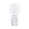Zuma Line HS8603-WH - Stona lampa 1xE14/40W/230V bela/mermerni dekor