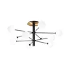 Ideal Lux - LED luster na šipci COSMOPOLITAN 10xG9/3W/230V prečnik 124 cm crna