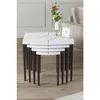 Hanah Home set od 4 umetnutih stočića Lyon, beli / orah