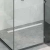 2 u 1 odvod za tuš Srebrno 100 cm Nehrđajući čelik 304