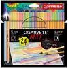 STABILO Flomasteri tanki Point 88+Pen 68/ 0.4mm/ 1mm/ set 1/24