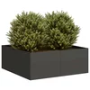 Sadilica crna 80x80x30 cm od čelika