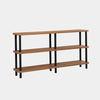 Hanah Home Raca Black Polica za knjige 150x74.9x35cm, Smeđa