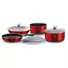 Berlingerhaus Set posod BH-6145 9 ks Burgundy Metallic Line