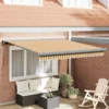Povlačivi tende Šareni 300 x 250 cm Platno i Aluminij
