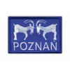 shumee Našitek Poznan-bele koze - Samolepilna podlaga - Vezeni našitek/značka/emblem