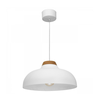 Viseći luster na sajli BURGOS 1xE27/60W/230V bela
