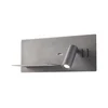 Redo 01-2985 - LED zidna spot svetiljka BROOK LED/8W/230V + LED/3W USB crna