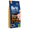 BRIT suva hrana za odrasle pse srednjih rasa Piletina Premium bi Nature, 15 kg