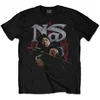 Nas Red Rose Black L Majica