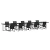 Vrtni set za objed 11 pcs Crna Čelik