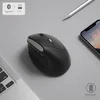 B.O.W Bežični miš, 2.4GHz, Bluetooth, Crni