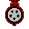 tp electric RAVNA CEE NAPAJALNA VTIČNICA 32A 5P 400V 70X70MM INDUSTRIJSKA