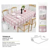 KMT PVC Stolnjak, 20 m, Belo-Roze