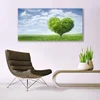 tulup.si Slika na steklu Drevo srce narava 140x70 cm 2 obešalnika