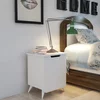 Lessentiel Maison Noćni ormarić Esla 49x60??x39cm Beli