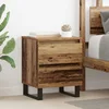 Vidaxl Nočna omarica 2 pcs Star les 40 x 35 x 50 cm Konstruiran les