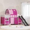 vidaXL Bela in roza 100 x 201 cm