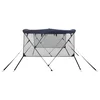 Tenda bimini s 3 luka i mrežastim zidovima 183x(137-152)x137 cm