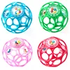 KIDS II OBALL Igrača Oball KLOPOTULJA 10 cm temno roza 0m+