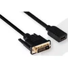 club3D club3D DVI/HDMI adapterski kabel DVI-D 24+1-polni vtič\, HDMI-A vtičnica 2.00 m črna CAC-1211 DVI kabel, (20430213)