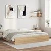 vidaXL Posteljni okvir s predali sonoma hrast 160x200cm inženirski les