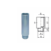 Vodovodni produžetak 1/2x40 mm, O24x52 mm