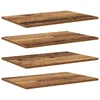 Vidaxl Polica za knjige 4 szt. Rjava 60 x 40 x 1,5 cm Konstruiran les