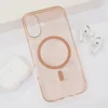 Maska Transparent Mag Case za iPhone 16 zlatna