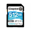 KINGSTON U3 V30 SDXC 512GB Canvas Go Plus 170R C10 UHS-I SDG3512GB