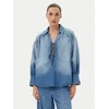 PINKO Bluza 104630 A2DT Modra Relaxed Fit