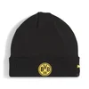 PUMA Borussia Dortmund ftblEssentials Beanie, Sport, Black/Faster Yellow, OSFA